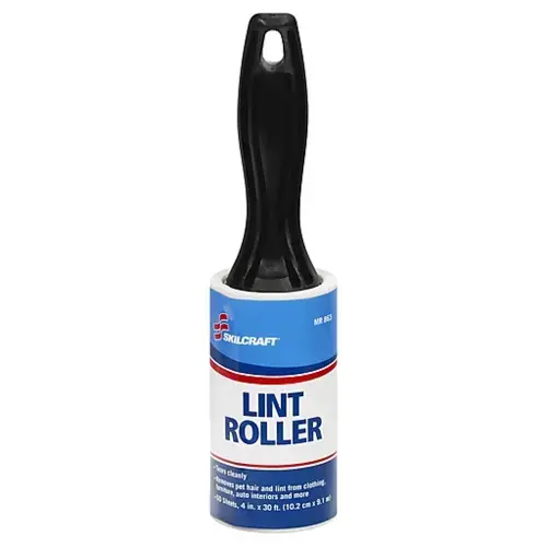 LINT ROLLER REFILL 3M W/HANDLE 60 SHTS, (EA, 12/CS)